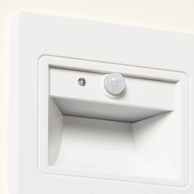 Image of Edit Bark Warm White LED Recessed Wall Light with PIR Sensor