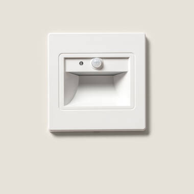 Image of Edit Bark Warm White LED Recessed Wall Light with PIR Sensor