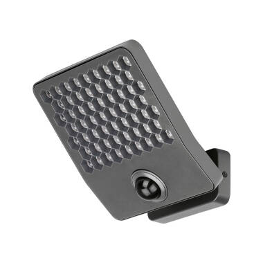 Lutec Atlantis 24W 3200Lm Cool White LED IP54 Floodlight with PIR Sensor