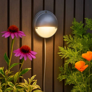 Image of EasyFit Core 12v Garden Lights - Ivy LED Outdoor Flush Wall Light Kit - 6 Lights