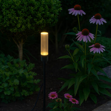 Image of EasyFit Core 12v Garden Lights - Snowdrop LED Outdoor Garden Feature Stake Light Kit - 6 Lights
