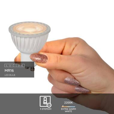 Image of Lucide 5W Extra Very Warm White 3 Step Dimmable LED GU10