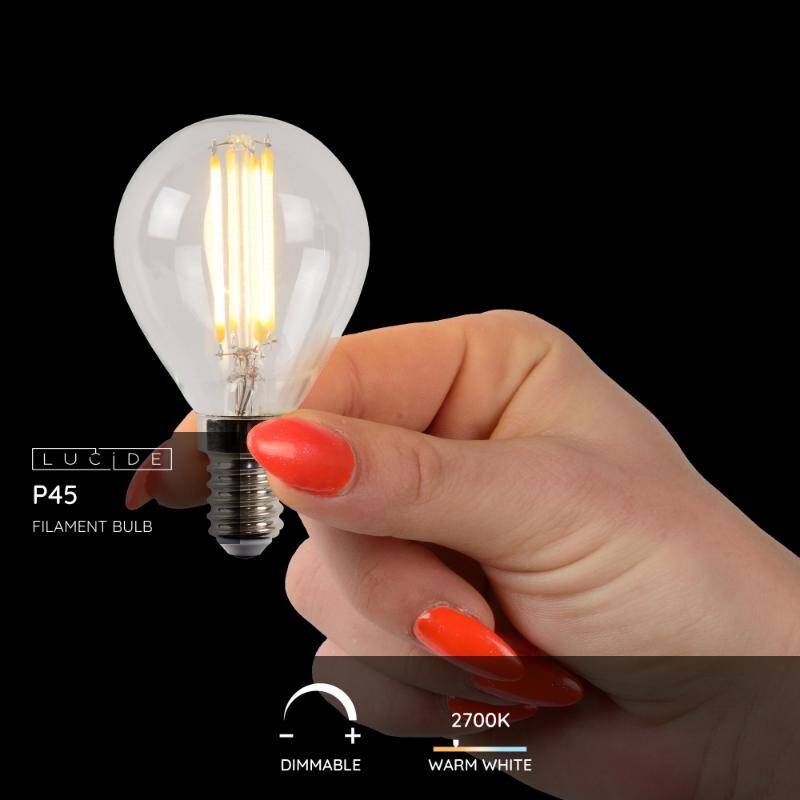 Image of Lucide 4W Warm White Dimmable LED Decorative Filament Golfball Bulb