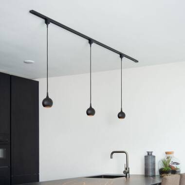 Image of Lucide 1 Circuit Favori GU10 Track Pendant Light