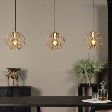 Image of Lucide Danza 3 Light Bar Ceiling Pendant