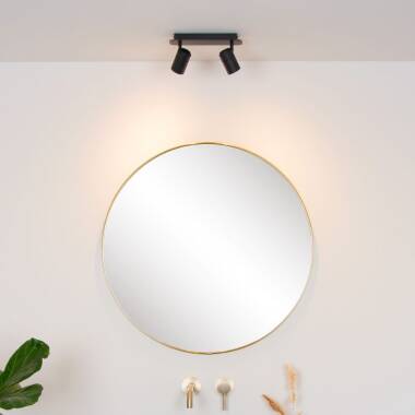 Image of Lucide Lennert 2 Light LED Ceiling Spotlight Plate