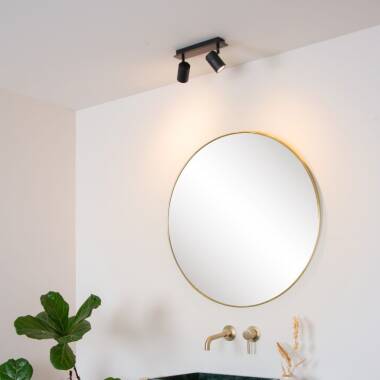 Image of Lucide Lennert 2 Light LED Ceiling Spotlight Plate