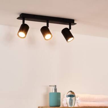 Image of Lucide Lennert 3 Light LED Ceiling Spotlight Plate