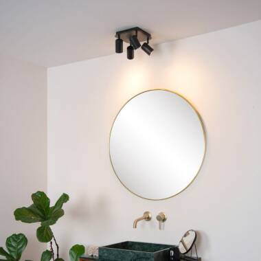Image of Lucide Lennert 4 Light LED Ceiling Spotlight Plate