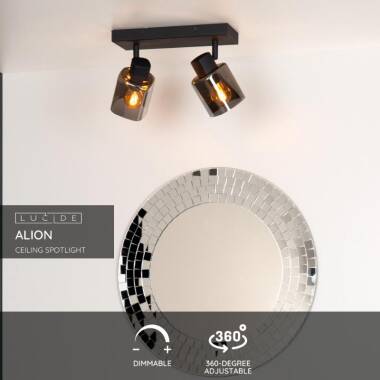 Image of Lucide Alion 2 Light Ceiling Spotlight Bar