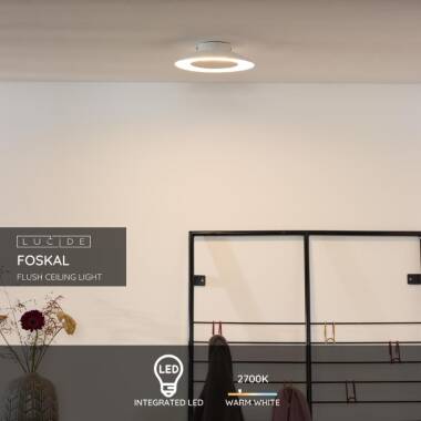 Image of Lucide Foskal 345 LED Flush Ceiling Light