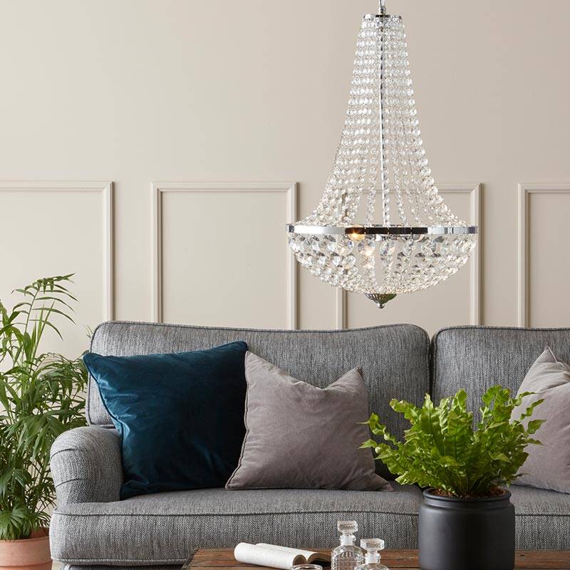 Image of Granso 300 Bathroom Crystal Chandelier