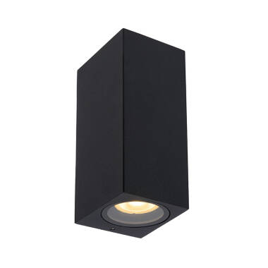 Image of Lucide Zaro Round Outdoor Up & Down Wall Light