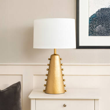 Image of Khudi & Khora Saffron Table Lamp