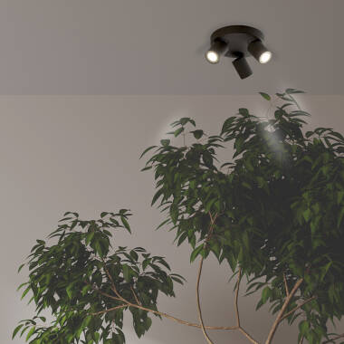 Image of Envirolight Renzo 3 Light Ceiling Spotlight Plate