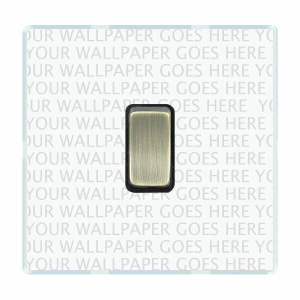 Image of Wisteria Perception Clear Perspex Intermediate Rocker Switch