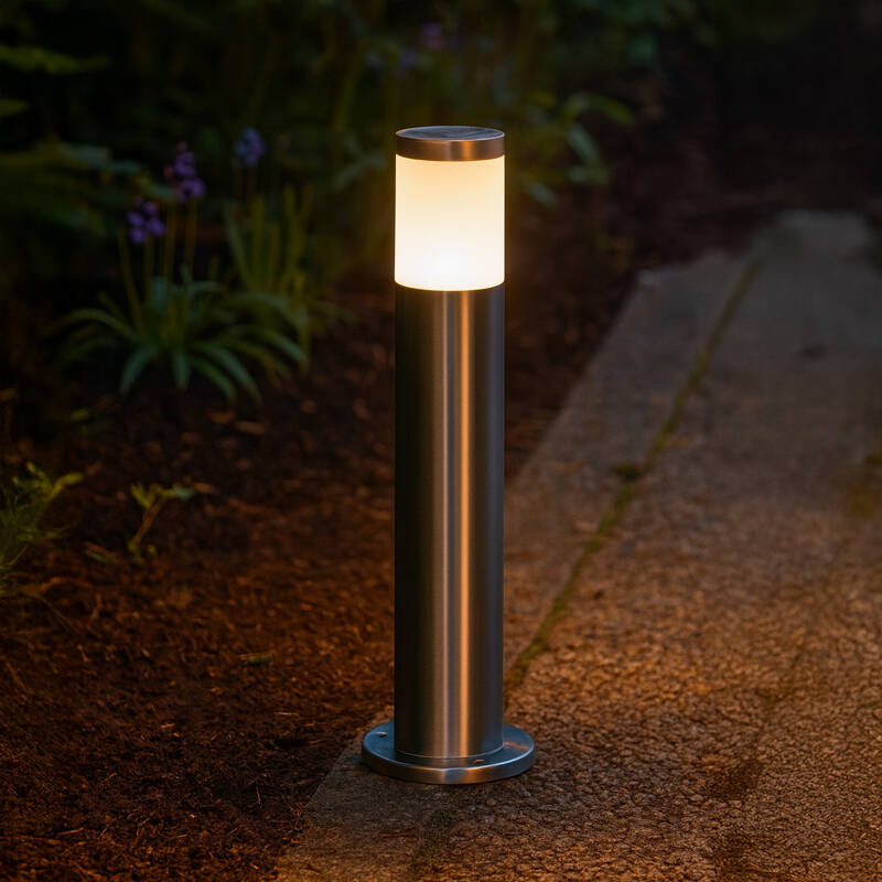 Image of EasyFit Core 12v Garden Lights - Flora LED Bollard Light - Stainless Steel