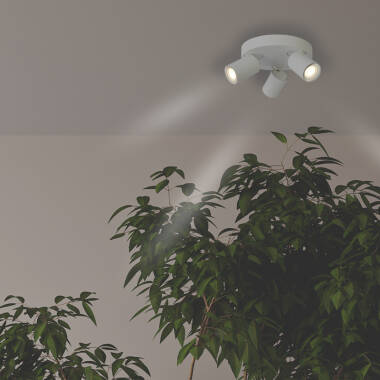 Image of Envirolight Renzo 3 Light Ceiling Spotlight Plate