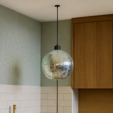 Image of Edit Dance Floor Ceiling Pendant Feature Light With Plug
