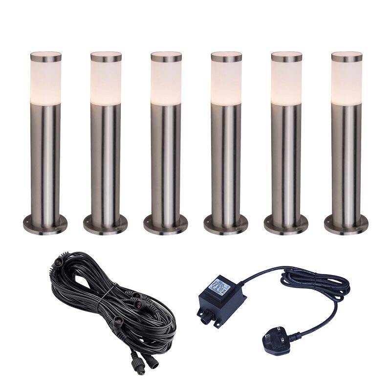 Image of EasyFit Core 12v Garden Lights - Flora LED Bollard Light Kit - 6 Lights