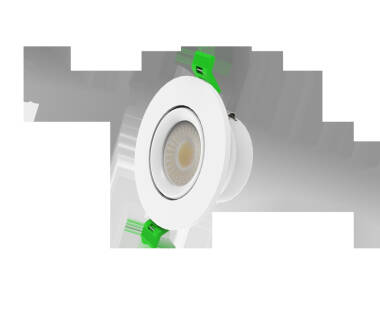 Image of Envirolight Versatile 8W Dimmable LED IP65 Fire Rated Adjustable Downlight