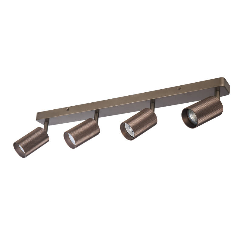 Image of Westport Moto Knurl 4 Light Ceiling Spotlight Bar