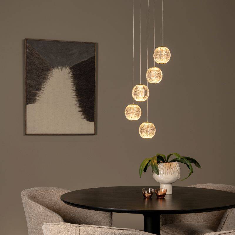 Image of Lucide Cintra 5 Light LED Cascade Ceiling Pendant