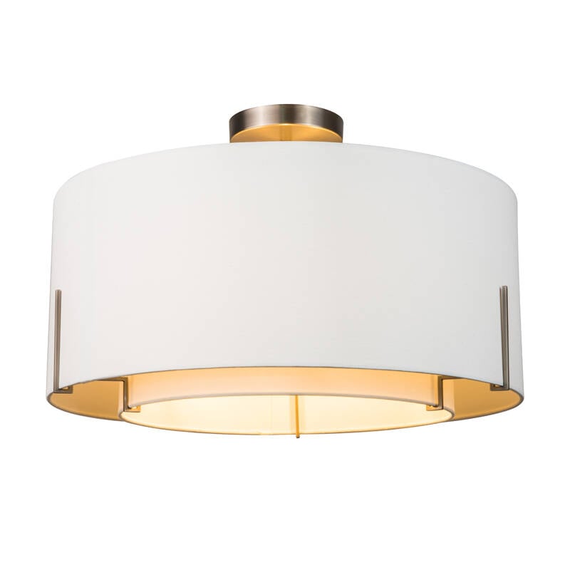 Image of Westport Elm Semi-Flush Ceiling Light