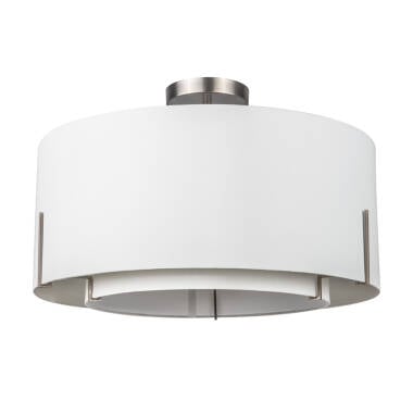 Image of Westport Elm Semi-Flush Ceiling Light