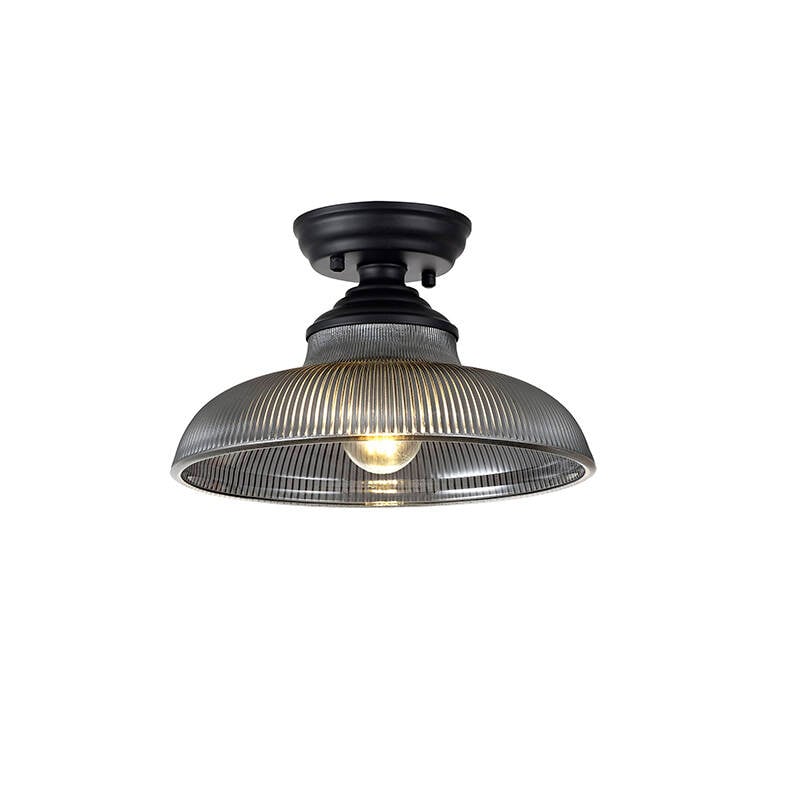 Image of Preston Glass Semi-Flush Ceiling Light