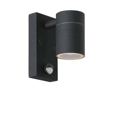 Image of Lucide Arne LED Outdoor Wall Light with PIR Sensor