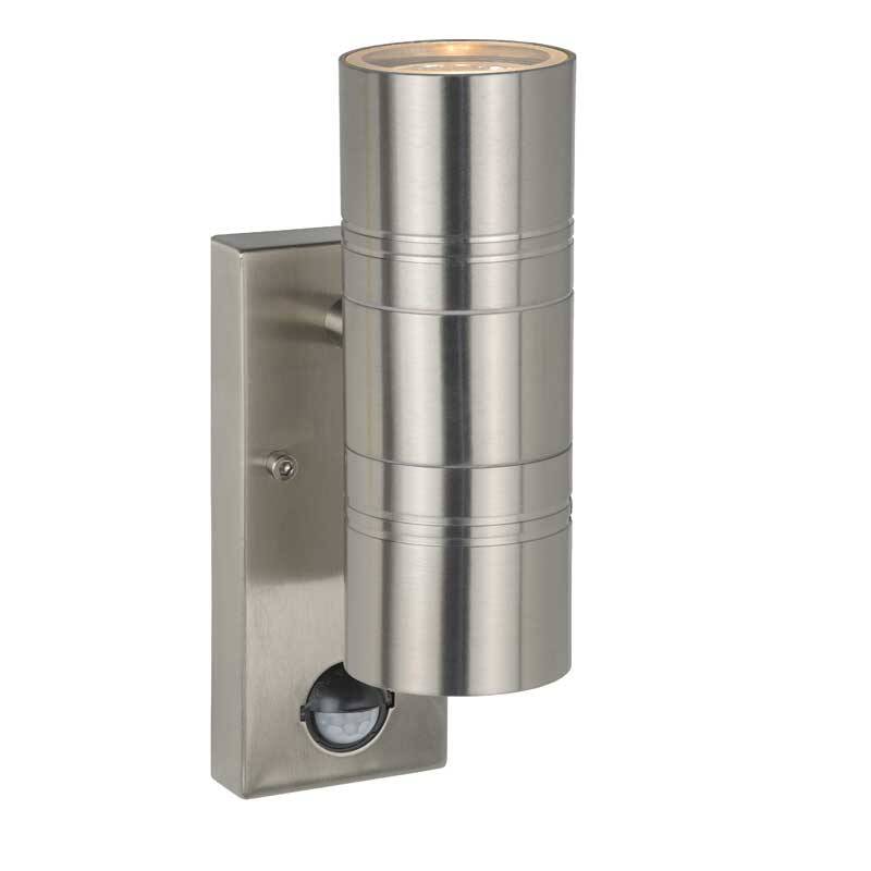 Image of Lucide Arne LED Outdoor Up & Down Wall Light with PIR Sensor
