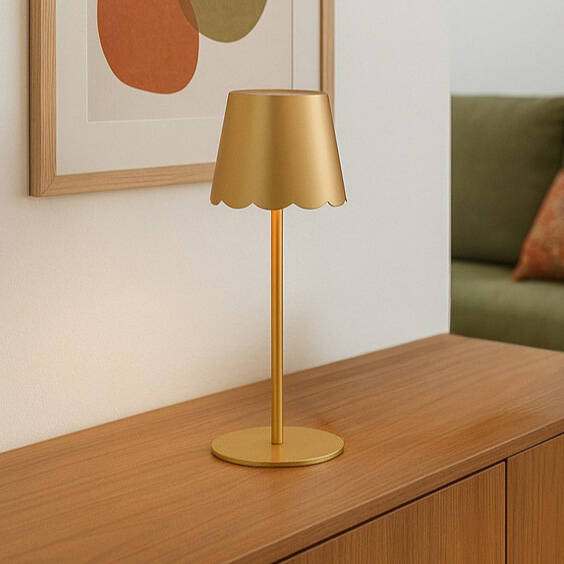 Image of Edit Aoife USB Rechargeable Selectable LED Touch Table Lamp