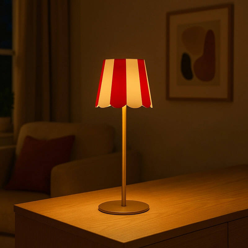 Image of Edit Showman USB Rechargeable Selectable LED Touch Table Lamp