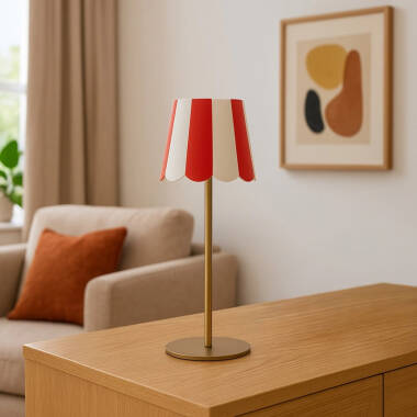 Image of Edit Showman USB Rechargeable Selectable LED Touch Table Lamp