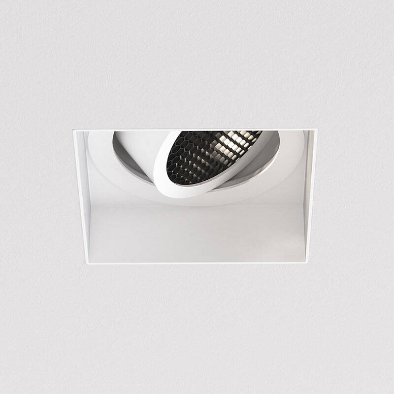 Image of Astro Trimless Square Recessed Plaster-In Trimless Adjustable Downlight