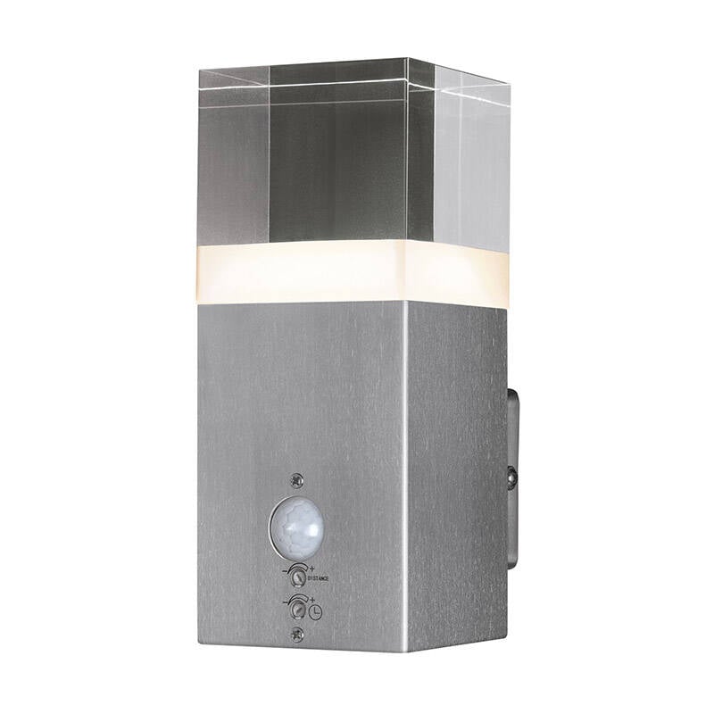 Image of Ledvance Endura Cube 5W Warm White LED Outdoor Wall Light with PIR Sensor
