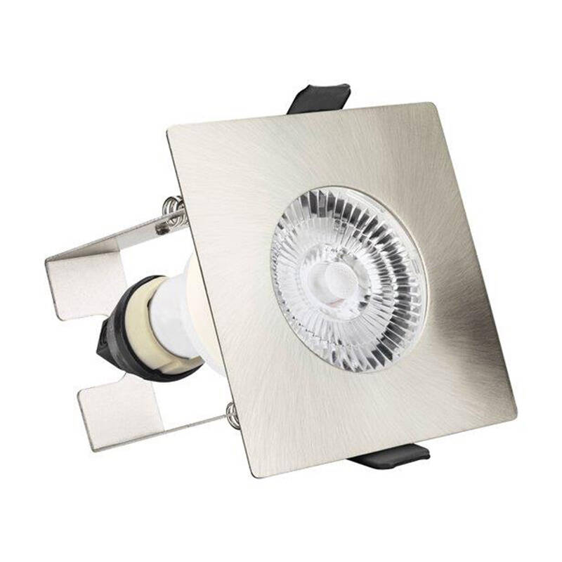Image of Integral EvoFire Low Profile Square with Insulation Guard Recessed IP65 Fire Rated Fixed Downlight