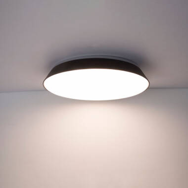 Image of Lutec Panter White and Colour Selectable LED Bluetooth Ceiling Light