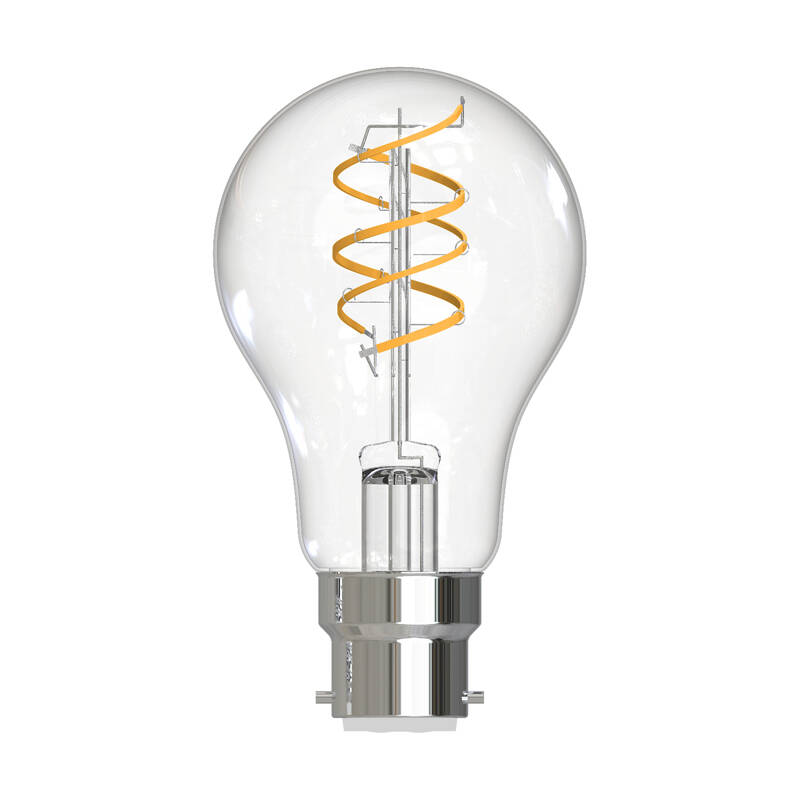 Image of Dar 7.2W Warm White Dimmable LED Decorative Filament GLS Bulb - Bayonet Cap