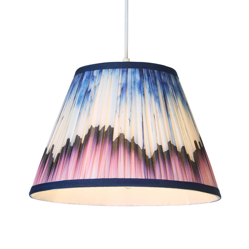 Image of Wisteria Colette Tie-Dye Lamp Shade