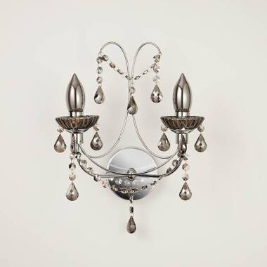 Image of Searchlight Luna Twin Bathroom Wall Light