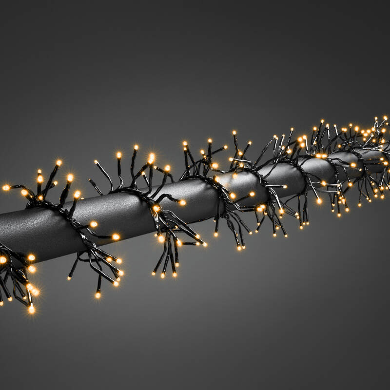Image of Konstsmide 5.8M Amber LED Multi-Function Cluster String Lights