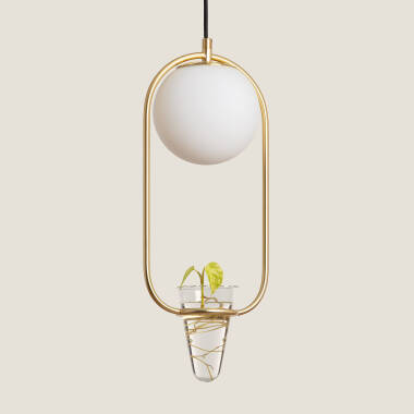 Edit Moonlight Glass Plant Pot Ceiling Pendant Light