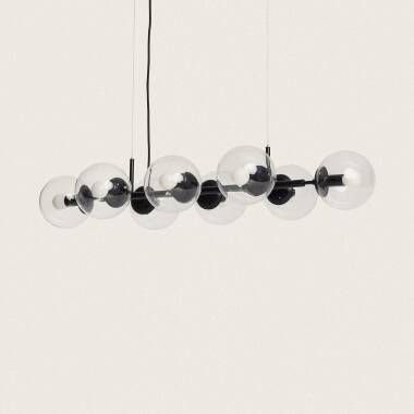 Edit Wassily 8 Light Bar Glass Ceiling Pendant Light