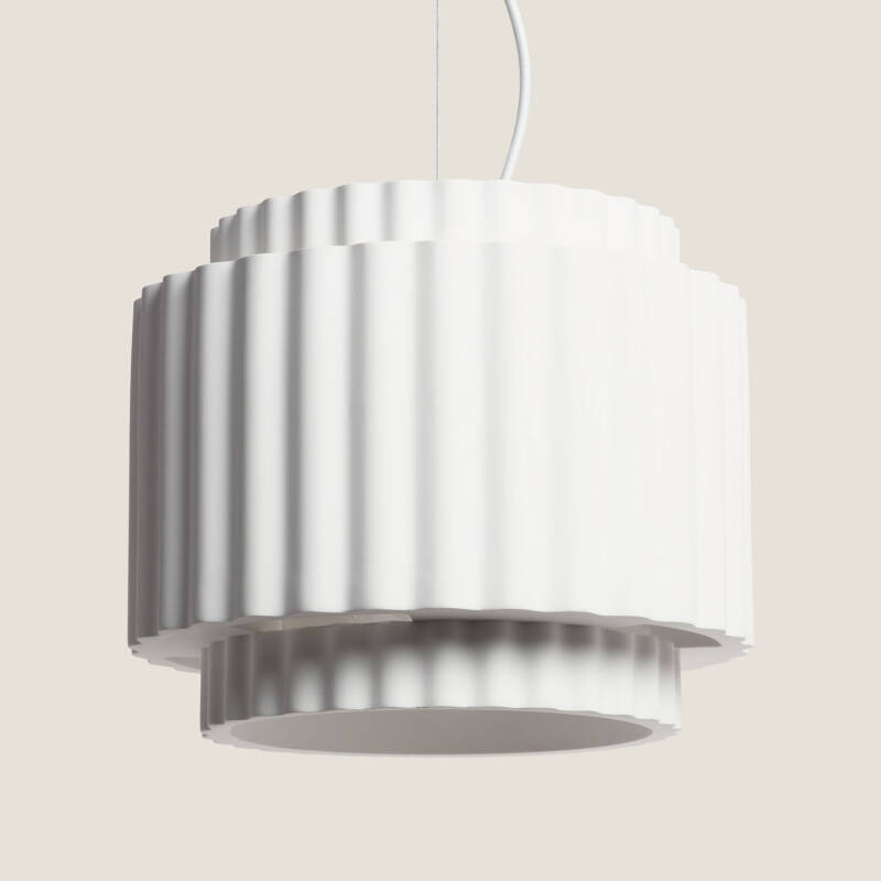 Image of Edit Column Plaster Ceiling Pendant Light