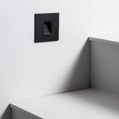 Edit Grasset Square 2W Cool White LED Recessed Outdoor Wall Light