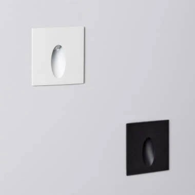 Edit Wabi 3W Square Oval LED Recessed Outdoor Wall Light