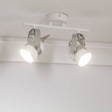 Image of Edit Sinner 2 Light Adjustable Ceiling Spotlight Bar