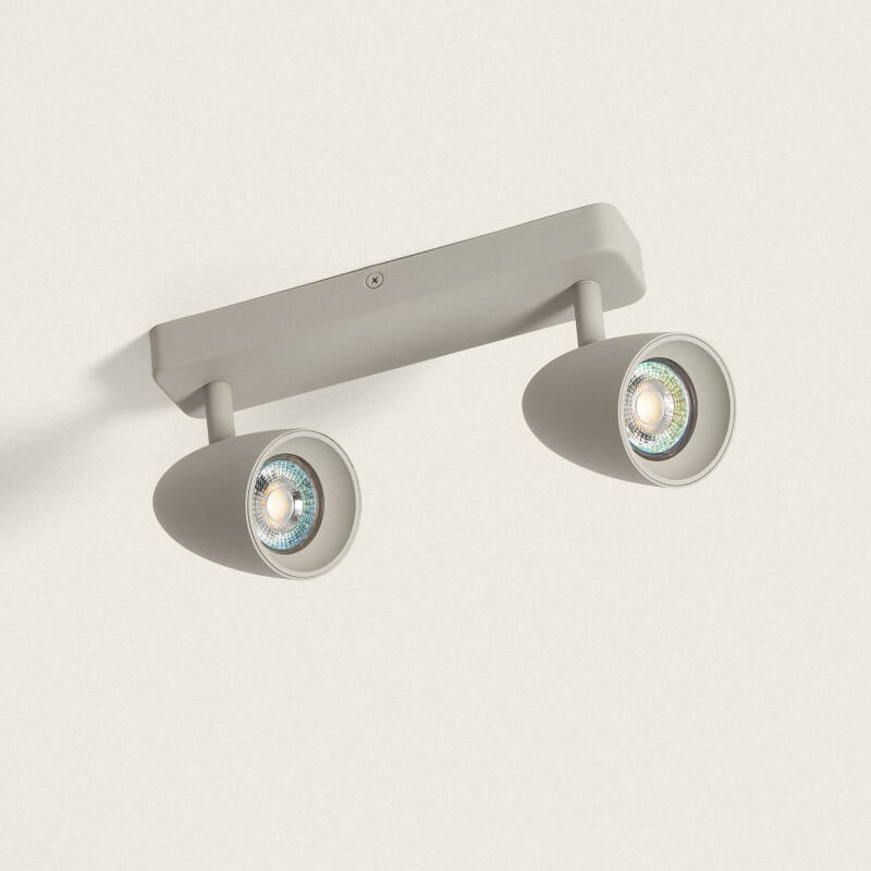 Image of Edit Adrien 2 Light Ceiling Spotlight Bar